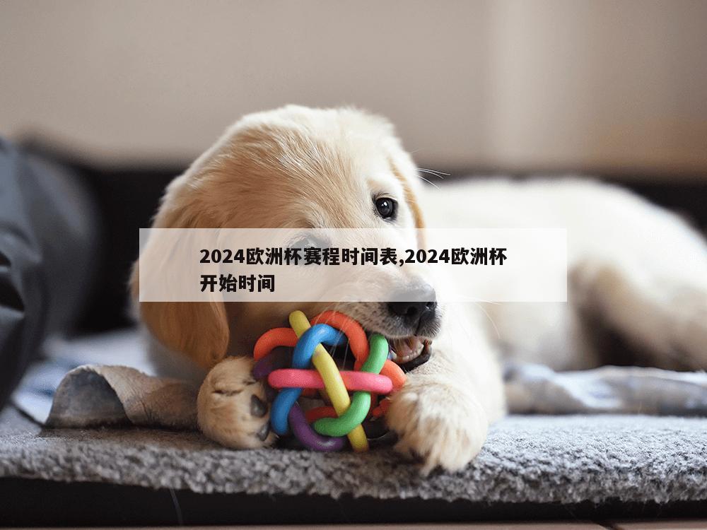 2024欧洲杯赛程时间表,2024欧洲杯开始时间